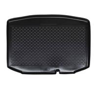 Trunk Mat Black TPE Custom Fit for ŠKODA FABIA II HB 2007-2014 Anti-Slip Rubber
