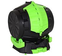 vidaXL Tumbling Composter in Black, 50 L Capacity - Made from Durable Polypropylene, Perfect for Organic Fertilizer Generation, Practical Design with Aeration Holes