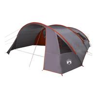 vidaXL Tunnel Curtain with Roof Grey and Orange 700 x 590 x 215 cm