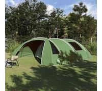 vidaXL Tunnel Tent 6-Person Green and White 700 x 590 x 215 cm