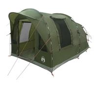 vidaXL Tunnel Tent Olive Green 400 x 260 x 200 cm Polyester and Steel