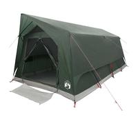 vidaXL Tunnel Tent with Roof Army green 10-Person Polyester and Steel