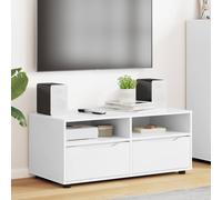 VidaXL TV Cabinet 100 X 48 X 43 Cm White Engineered Wood