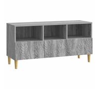 vidaXL TV Cabinet 102 x 34.5 x 50 cm Grey Sonoma Engineered Wood
