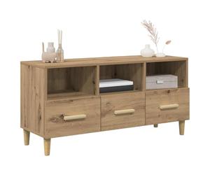 vidaXL TV Cabinet 102 x 36 x 50 cm Artisian Oak Engineered Wood