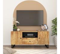 vidaXL TV Cabinet 105x33.5x46 cm Solid Wood Mango&Engineered Wood