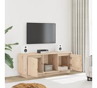 vidaXL TV Cabinet 110.5x35x44 cm Solid Wood Pine