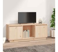 vidaXL TV Cabinet 110.5x35x44 cm Solid Wood Pine UK HOT