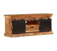 vidaXL TV Cabinet 110x30x45cm Solid Reclaimed Wood HiFi Sideboard Stand Unit