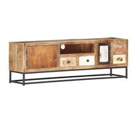 vidaXL TV Cabinet 120x30x40cm Solid Reclaimed Wood Entertainment Centre Stand