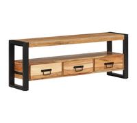 Vidaxl Tv Cabinet 120X30X45 Cm Solid Wood Acacia, Brown