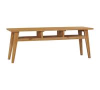 vidaXL TV Cabinet 120x35x45 cm Solid Teak Wood UK HOT