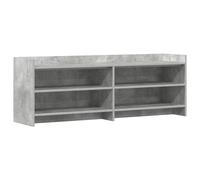vidaXL TV Cabinet 135 x 33 x 47 cm Concrete Grey Engineered Wood