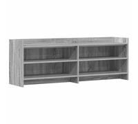 vidaXL TV Cabinet 135 x 33 x 47 cm Grey Sonoma Engineered Wood