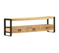 vidaXL TV Cabinet 150x30x45 cm Solid Mango Wood