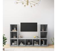 vidaXL | TV Cabinet | 3 pcs 37 x 35 x 107.5 cm