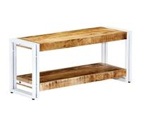 vidaXL TV Cabinet 90x30x40cm Solid Mango Wood UK HOT