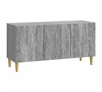 vidaXL TV Cabinet 99 x 34.5 x 50 cm Grey Sonoma Engineered Wood