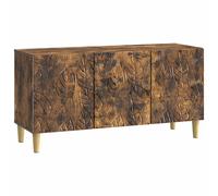 vidaXL TV Cabinet 99 x 34.5 x 50 cm Smoked Oak Engineered Wood