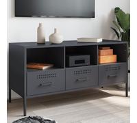 vidaXL TV Cabinet Anthracite 100.5x39x50.5 cm Steel