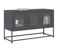 (anthracite, 100.5 cm) vidaXL TV Cabinet White 68x39x60.5 cm Cold-rolled Steel tv stand tv sideboard