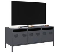 vidaXL TV Cabinet Anthracite 101.5x39x43.5 cm Cold-rolled Steel