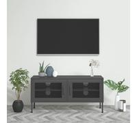 Vidaxl Tv Cabinet Anthracite 105X35X50 Cm Steel