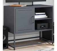 Vidaxl Tv Cabinet Anthracite 68X39X60.5 Cm Steel