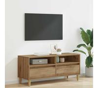 vidaXL TV Cabinet 100 x 34.5 x 44.5 cm Artisan Oak Engineered Wood, Brown