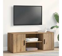 vidaXL TV Cabinet Artisan oak 100 x 35 x 40 cm Engineered wood