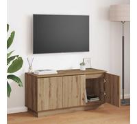 vidaXL TV Cabinet Artisan Oak 100 x 38 x 49 cm Engineered Wood