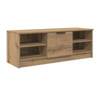 vidaXL TV Cabinet Artisan Oak 102 x 35 x 36.5 cm Engineered Wood, Living Room, Rectangular Media Console, Modern Storage Solution, Sleek Tv Stand, Versatile Entertainment Cabinet, Durable Unit