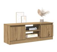 vidaXL TV Cabinet Artisan Oak 102x30x36 cm Engineered Wood TV stand