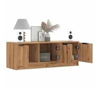 vidaXL TV Cabinet Artisan Oak 102x35x36.5 cm Engineered Wood - Brown, Brown