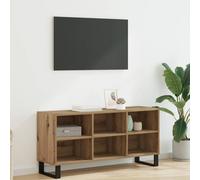 vidaXL TV Cabinet 103.5 x 30 x 50 cm Artisan Oak Engineered Wood - Brown, Brown