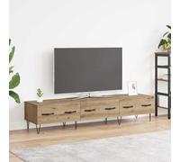 vidaXL TV Cabinet Artisan oak 150 x 36 x 30 cm Engineered wood