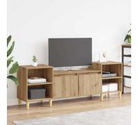 vidaXL TV Cabinet Artisan Oak 160 x 35 x 55 cm Engineered Wood