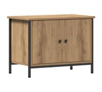 vidaXL TV Cabinet Artisan oak 60 x 35 x 45 cm Engineered wood, Modern Rectangular TV Cabinet, Ample Storage, Durable Lowboard, Space Saving Furniture for Stylish Home Organization