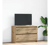 vidaXL TV Cabinet Artisan Oak 80x35x54 cm Engineered Wood