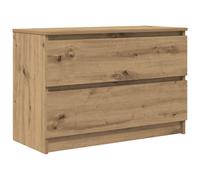 vidaXL TV Cabinet Artisan Oak 80x35x54 cm Engineered Wood, Brown