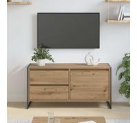 vidaXL TV Cabinet Artisian Oak 100 x 36 x 49.5 cm Engineered Wood