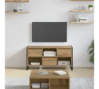 vidaXL TV Cabinet Artisian Oak 100 x 36 x 49.5 cm Engineered Wood