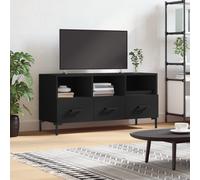 vidaXL TV Cabinet Black 102x36x50 cm Engineered Wood