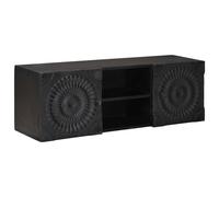 vidaXL TV Cabinet Black 105 x 30 x 35 cm, Modern Media Center, Rectangular Tv Ca