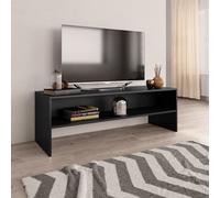 vidaXL TV Cabinet Black Engineered Wood HiFi TV Stand Sideboard Furniture
