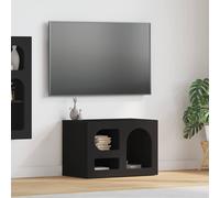 vidaXL TV Cabinet Black 60 x 35 x 40 cm Engineered Wood