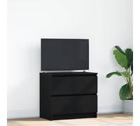 vidaXL TV Cabinet Black 60x35x54 cm Engineered Wood tv stand tv stand cabinet