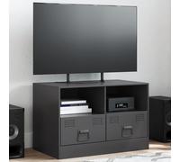 (black, 1 pcs) vidaXL TV Cabinet TV Stand TV Unit Entertainment Centre Mustard Yellow Steel
