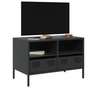 vidaXL TV Cabinet Black 68x39x43.5 cm Cold-rolled Steel