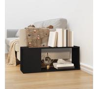 vidaXL TV Cabinet Black Engineered Wood Plasma Stereo Book Cabinet TV Stand